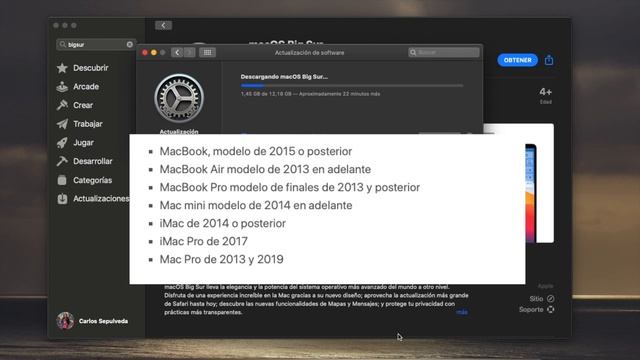 Como Actualizar A MacOS Big Sur En Macbook Air 2017