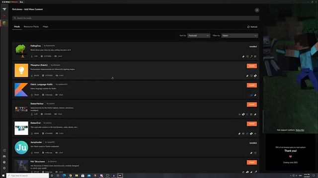 How To Run Fabric Mods In Curseforge