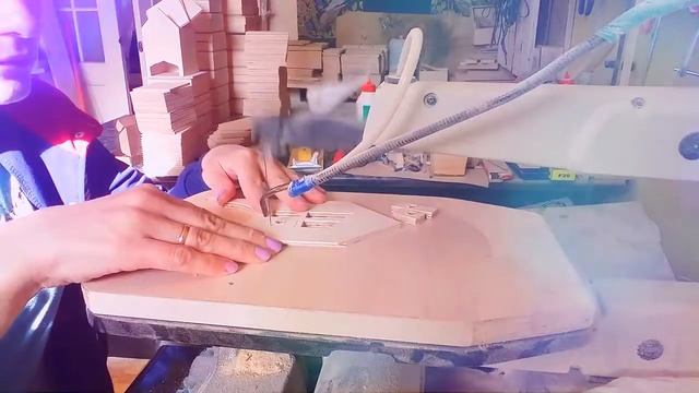 Чайный домик для декупажа, процесс