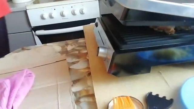Готовка стейка на гриле китфорт 1601