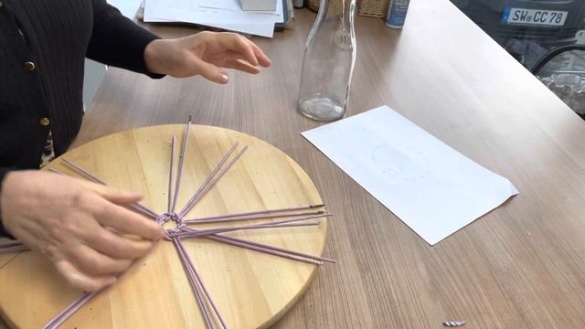 Вазы для живых цветов / карандашница/ручная работа/бумажная лоза