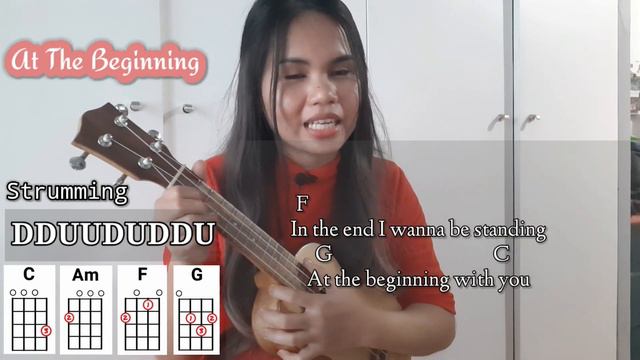 At The Beginning - Ukulele Tutorial | Cover