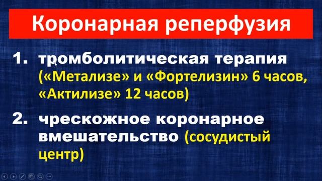 Важнейшие ЭКГ-синдромы: острый коронарный синдром