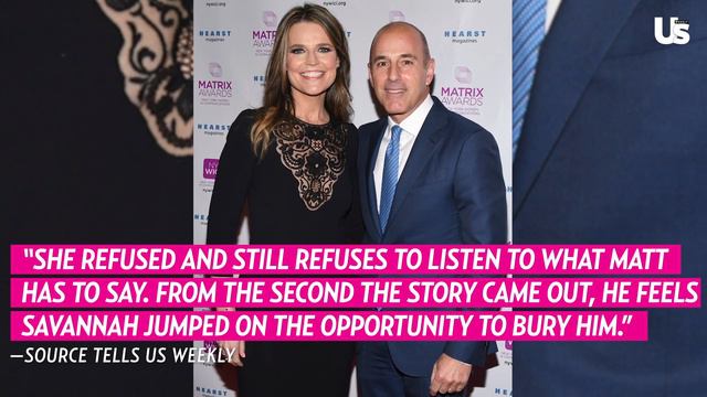 How Matt Lauer and Savannah Guthries Friendship Has Changed Since Scandal
