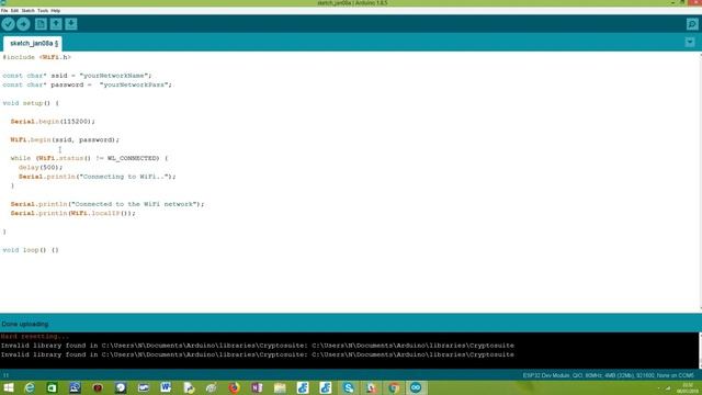 ESP32 Arduino: Connecting To A WiFi Network