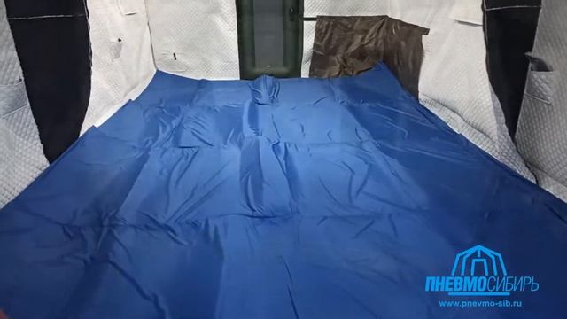 Бытовка для метростроя. Пневмокаркасная палатка 6,0 X 4,0 X 2,7м.