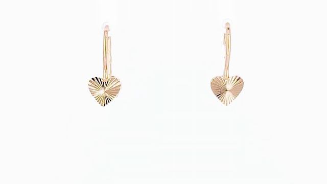 Серьги детские/серебро 925/Позолота/ Каталог Золотой Меркурий/Арт-СД 009з