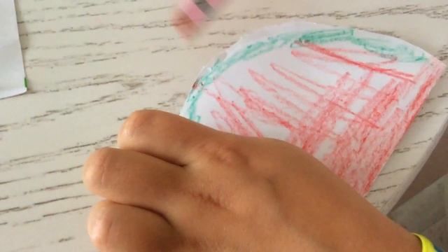 Делаем арбуз из бумаги