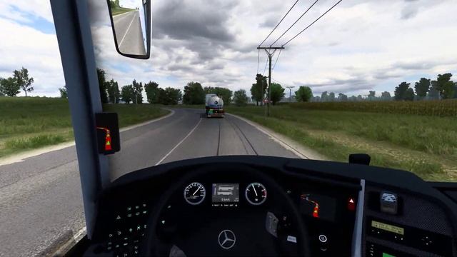 Mercedes-Benz Travego 2023 S 17SHD In ETS 2 1.46 - Steering Wheel Gameplay