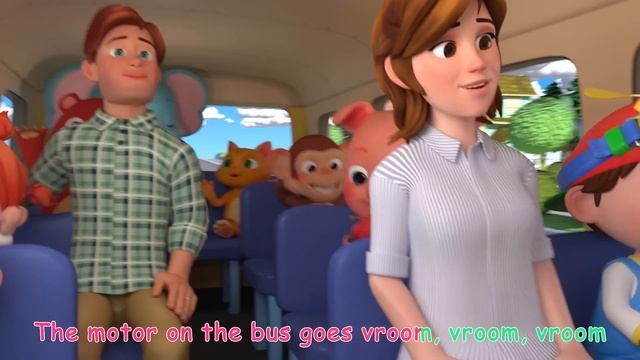 The Wheels On the Bus Go Rounds and Round | @CoComelon  | Kids Karaoke Mix!