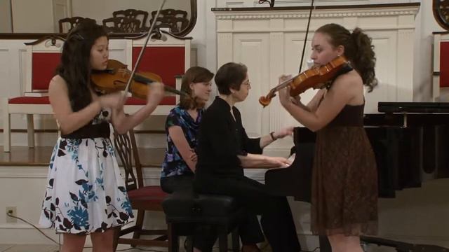 Emily Brooks And Emily Kaplan Perform Navarra By Pablo De Sarasate