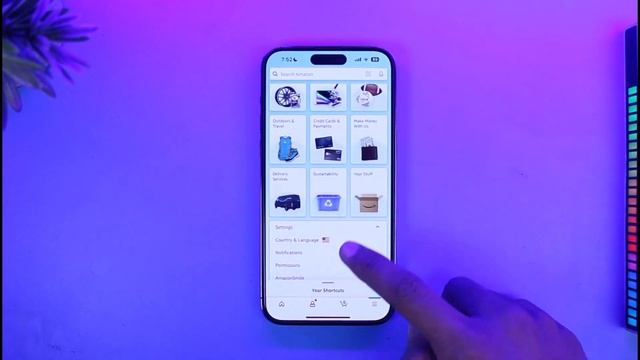 Change Country / Region & Language On Amazon App On IPhone !!