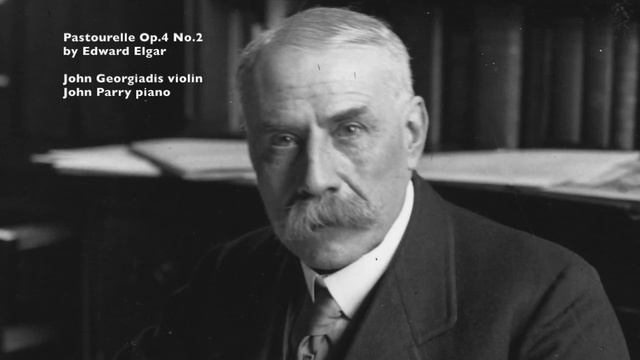 Elgar's Pastourelle Op.4 No.2 (1884) - John Georgiadis Violin