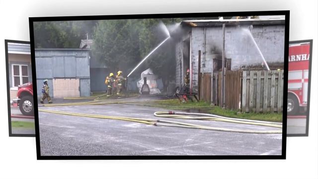 Feu Sur La Rue St Joseph, à Farnham  (27 Juin 2018)