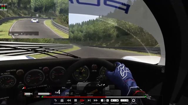 Porsche 956 sur le Nordschleife Assetto Corsa
