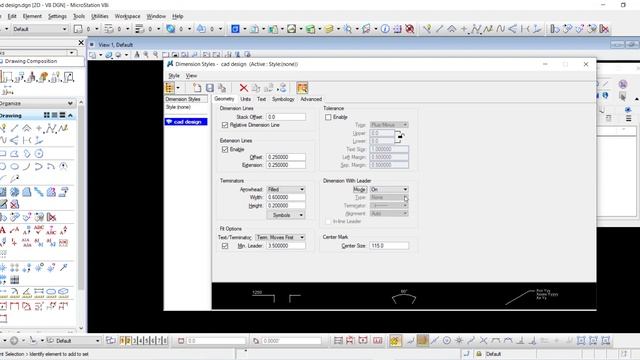 Microstation Dimension Style Settings | Microstation Working With Dimensions (Complete Tutorial)