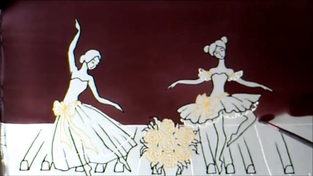 Dancing Brush. Silk Painting By Svetlana Salitan. Music By Oleg Sapegin. Seidenmalerei. Батик