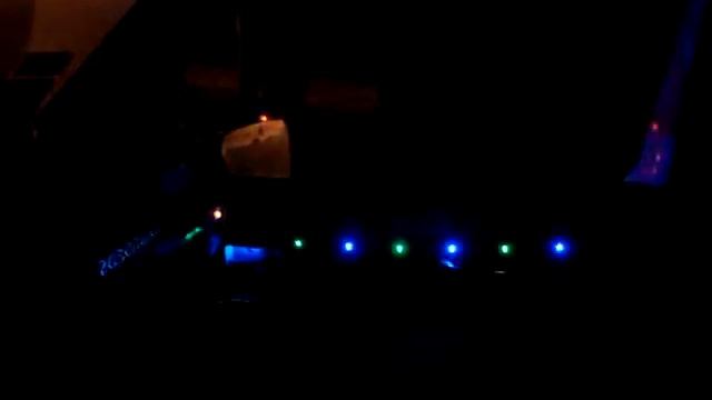 Цветомузыка у Дена в Газели)))