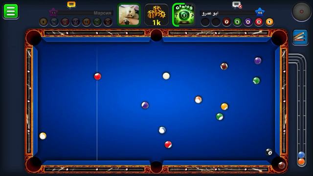 Бильярд один удар 4 шара и проигрыш