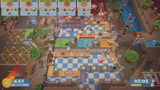 Overcooked! All You Can Eat_The World Food Festival 2 Players 4 Stars PS5 | 2 - 1 |