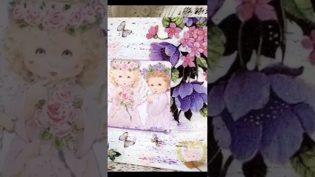 Handmade Photo Frame/ Decoupage Picture Frame / Decoupage Photo Frame