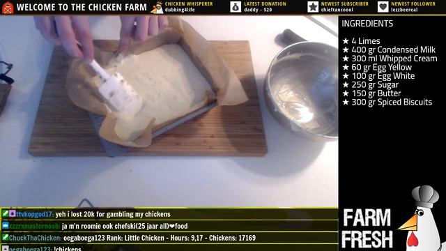 Live Cooking Episode 58: Lime Pie With Meringue & StrawberryTopping