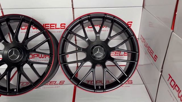 Диски SRL F083 19 8.5J +36 5x112 66.6 вес 9.2kg Black Machined Lip Red