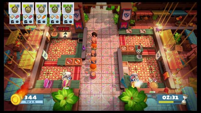 Overcooked! - World Food Festival - Level 3-1 - 3 Stars