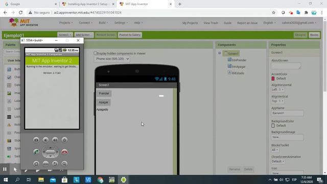 Como Instalar El Emulador En App Inventor