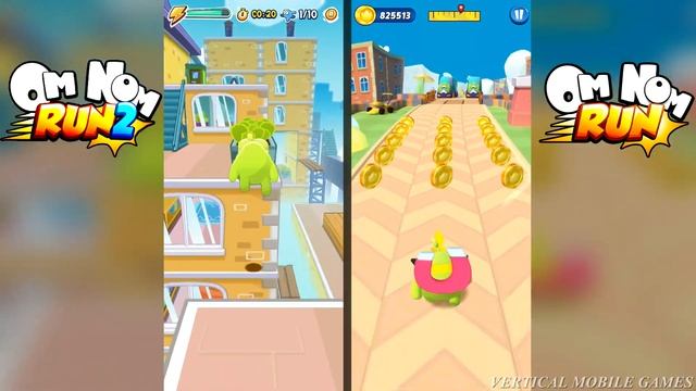 Om Nom Run 2 Vs Om Nom Run 1 - Which Game Is Better