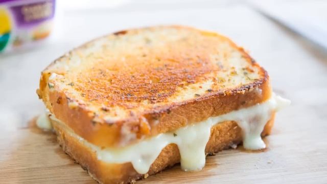 Waffle Iron Grilled Cheese Sandwich