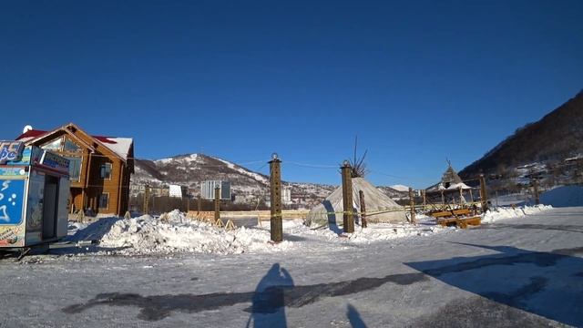 Петропавловск-Камчатский  центр города ЭтноДеревня