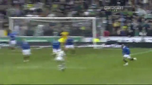 Scott Browns Goal Against Rangers And Rubbing It Into That Scumbag El Hadji Dioufs Face