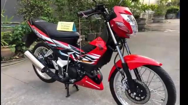 มอเตอร์ไซค์มือสอง Honda Sonic 125 I คาบูเกียร์สตาร์ทเท้าสีสวยเครื่องฟิตราคา 20ุ500บาท