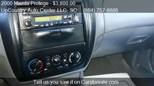 2000 Mazda Protege DX 4dr Sedan For Sale In Simpsonville, SC