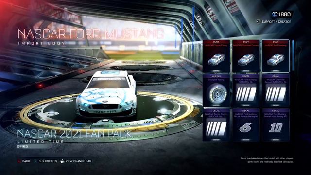 THE NEW NASCAR X ROCKET LEAGUE DLC IS HERE! *FREE ITEM*