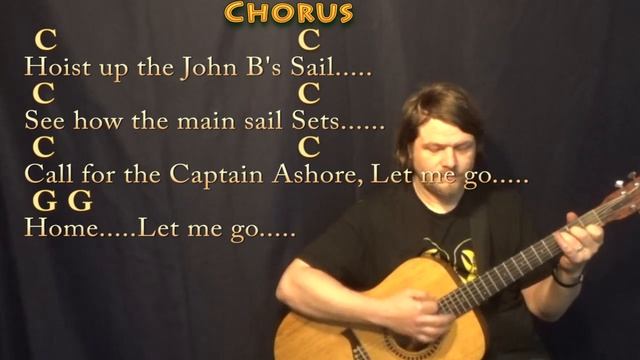 Sloop John B (Traditional) Guitar Lesson Chord Chart In C Major With Chords/Lyrics