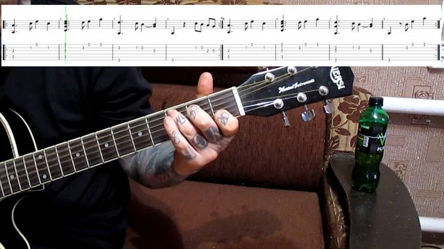 Как играть. Кино - Кукушка вступление разбор на гитаре + табы