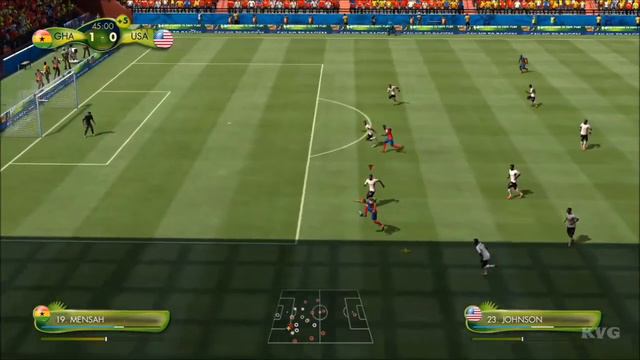 2014 FIFA World Cup Brazil - Ghana Vs United States Gameplay [HD]