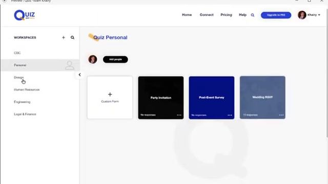 Quiz Engine Website Ui/Ux  Adobe Xd  Islam Khairy