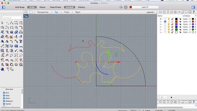 Learn Rhino - Split Sphere - Rhino Tutorial