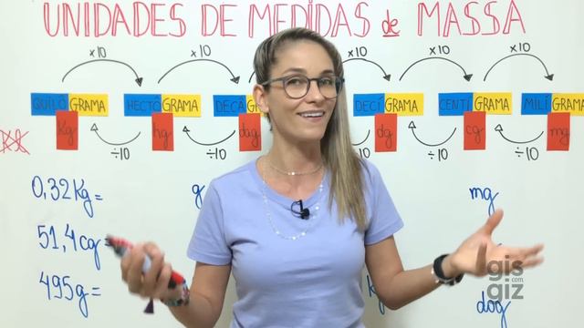 MEDIDAS DE MASSA - CONVERSÃO DE UNIDADES DE MEDIDA #04