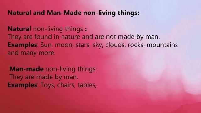 Non Living Things, Part 2.