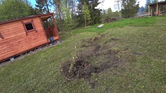 Весна в Деревне, Дерево Упало На Новую Баню, Новый Сад)))