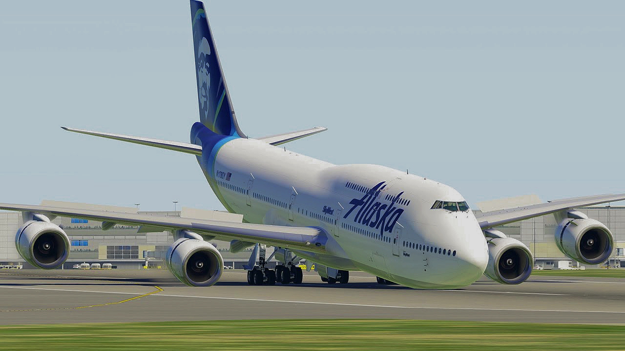 Аварийная посадка гигантского Боинга 747