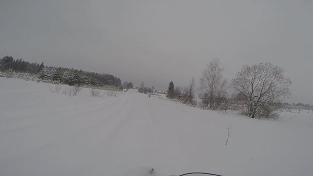 Поездка на снегоходе Palaris Widetrak LX ч.2