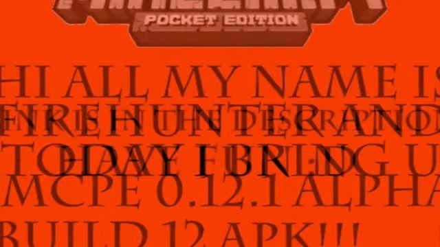 Minecraft Pocket Edition 0.12.1 Build 12 Apk!!!