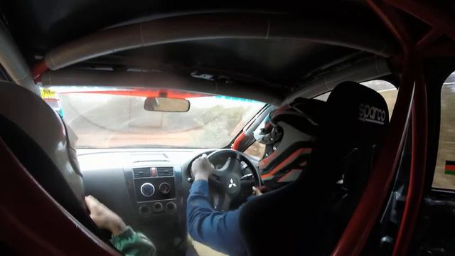 Mitsubishi Colt Ralliart on dirt