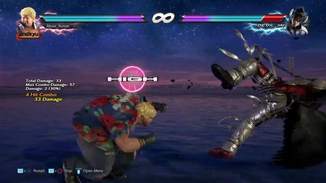 TEKKEN™7 Bob...Devil Jin U+4 Optimal Punish