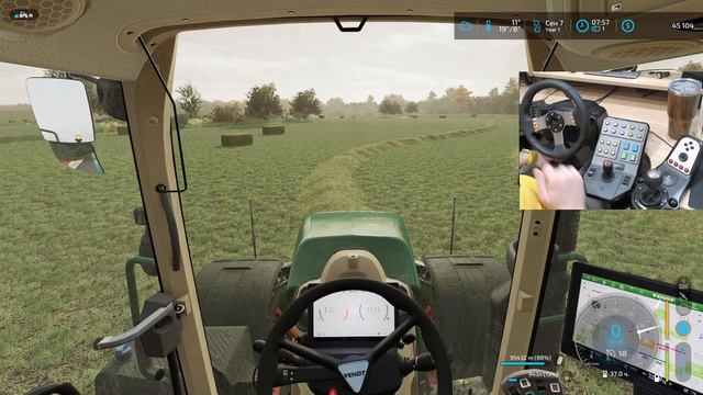 ?Контракты на тюкование. fs22 BENZ_NWM европейский формат. стрим 40 Farming Simulator